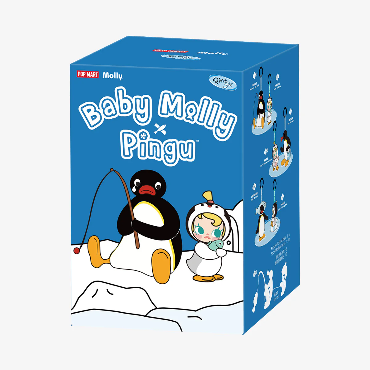 Baby Molly × Pingu Happy Fishing Series-Vinyl Plush Pendant Blind Box - Image 8