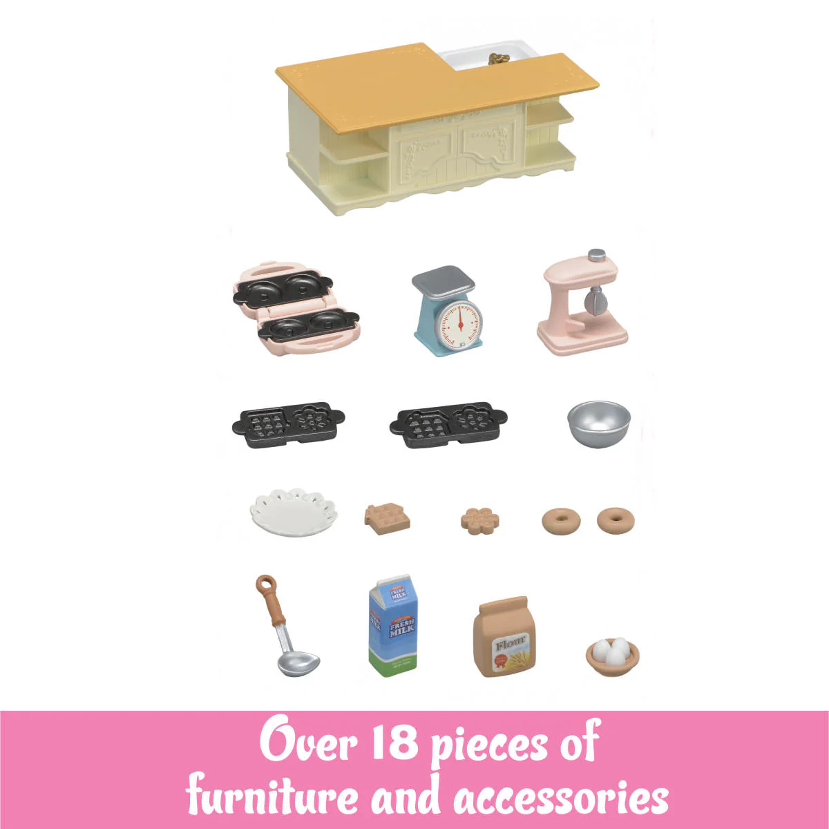 Calico Critters Kitchen Island - Image 4