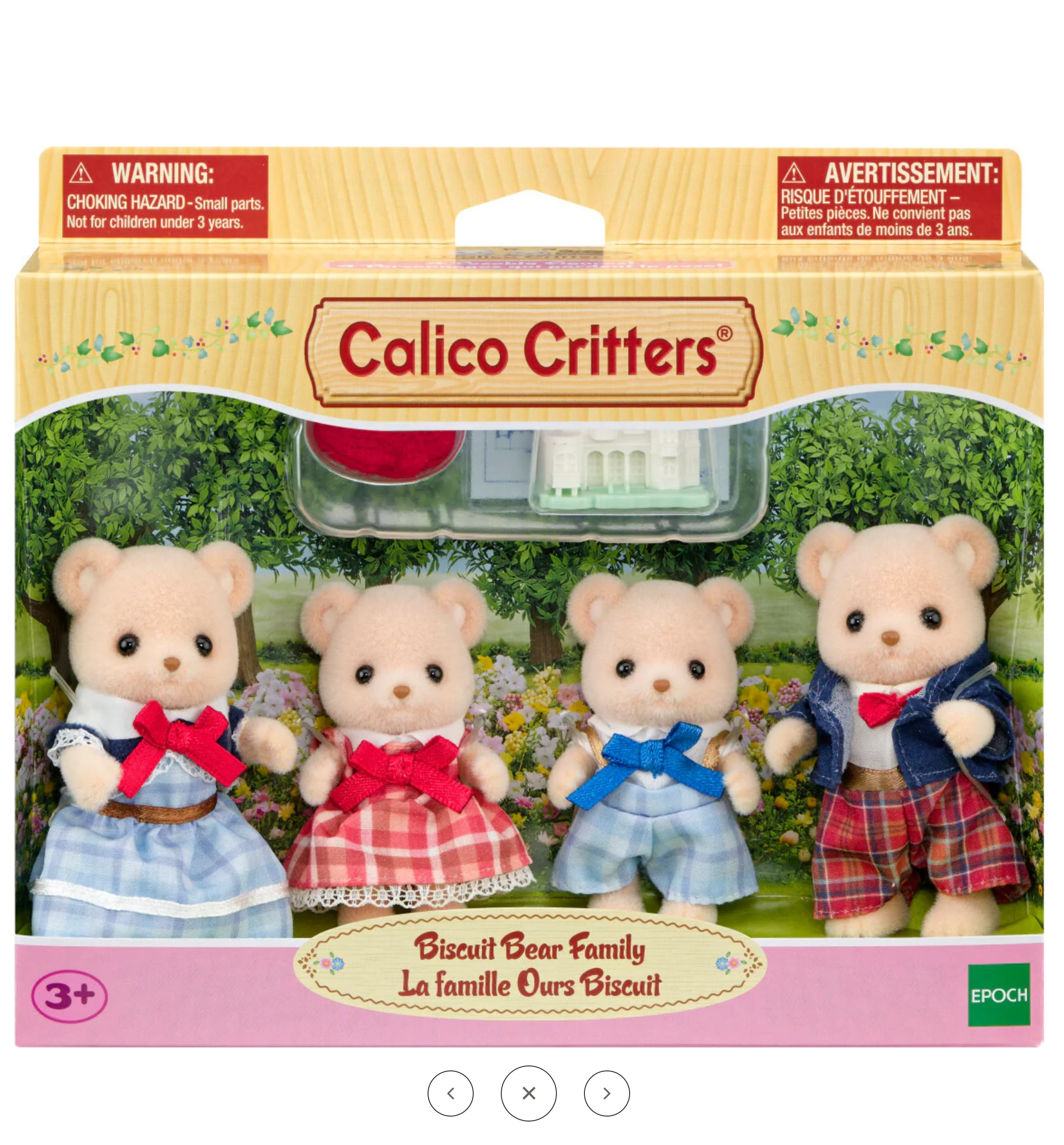 Calico Critters Biscuit Bear Family