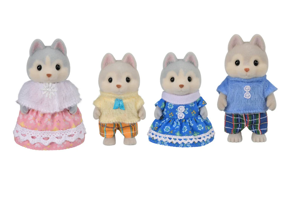 Calico Critters Husky Family - Image 2