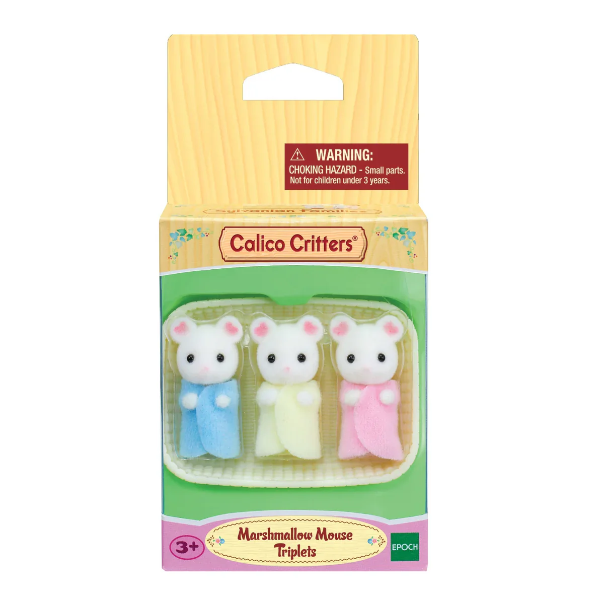 Calico Critters Marshmallow Mouse Triplets Figure Set - Image 2