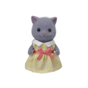 Sylvanian Families Persian Cat Girl Gray