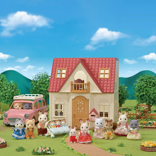 Calico Critters Red Roof Cozy Cottage Starter Home - Image 2