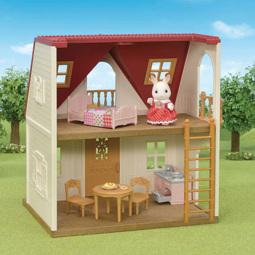 Calico Critters Red Roof Cozy Cottage Starter Home - Image 3