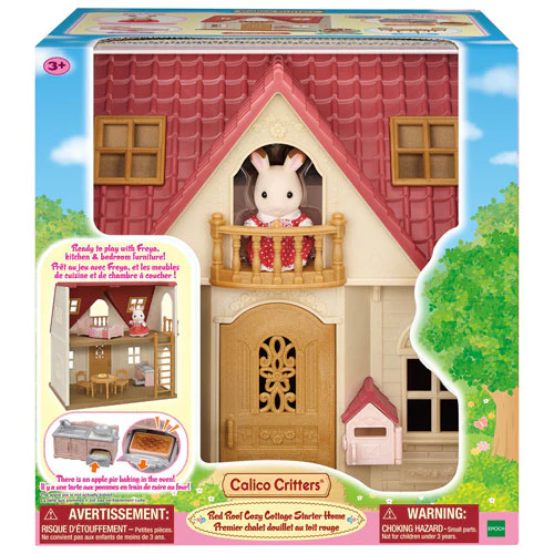 Calico Critters Red Roof Cozy Cottage Starter Home - Image 4
