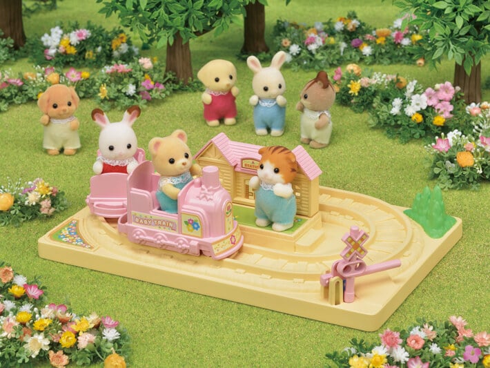 Calico Critters Baby Choo-Choo Train - Image 2