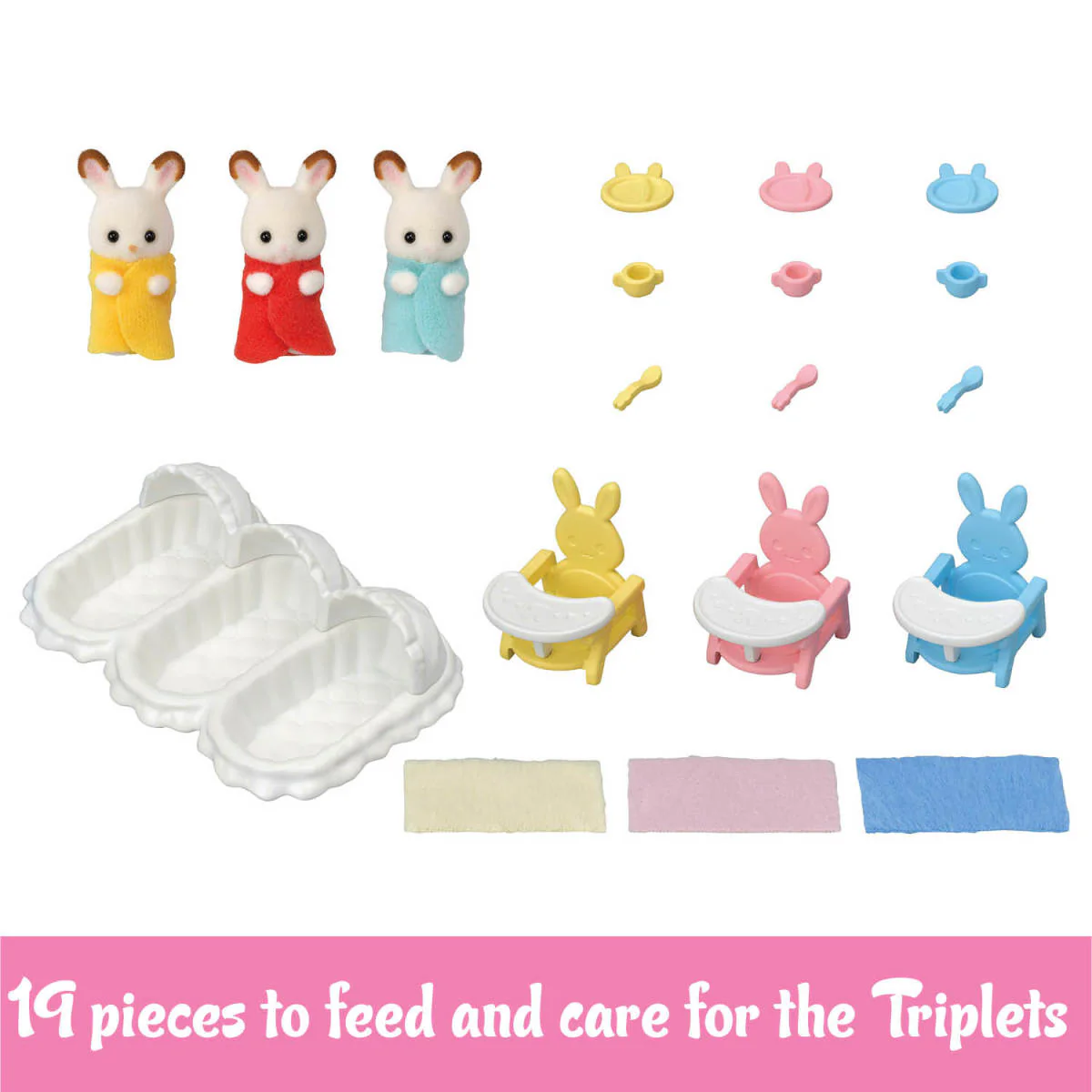 Calico Critters Triplets Care Set - Image 2