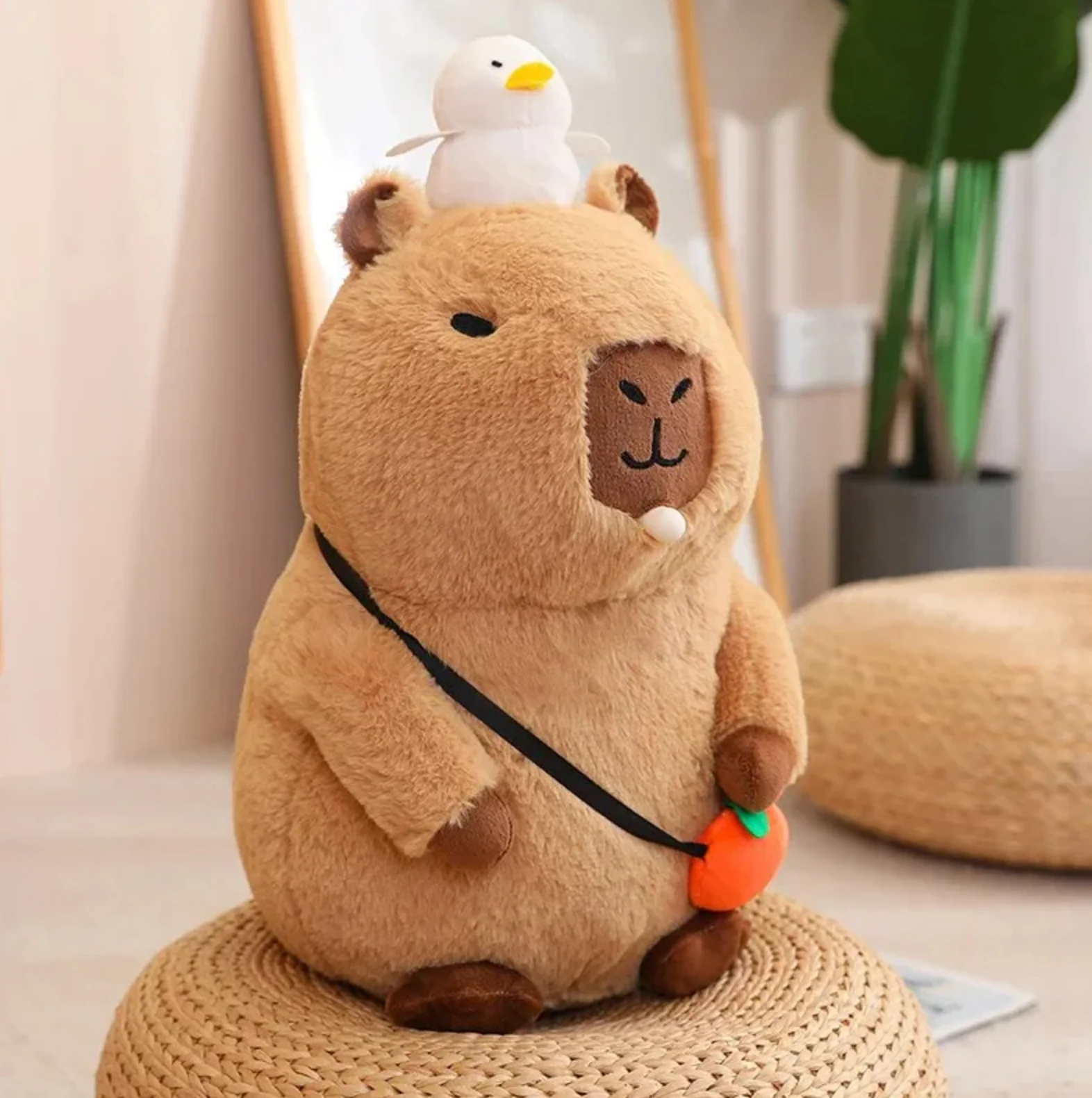 Capybara Plushy with Orange - Image 3