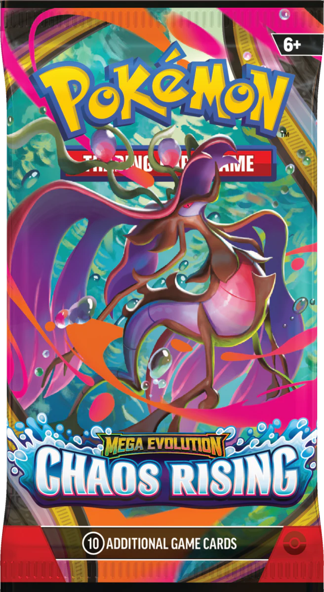Pokemon - Mega Evolution - Chaos Rising - Sleeved Booster Pack - Image 3