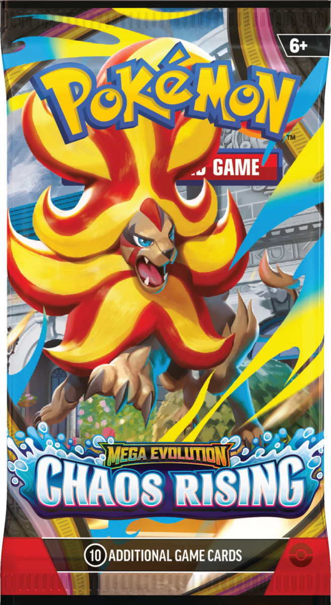 Pokemon - Mega Evolution - Chaos Rising - Sleeved Booster Pack - Image 5