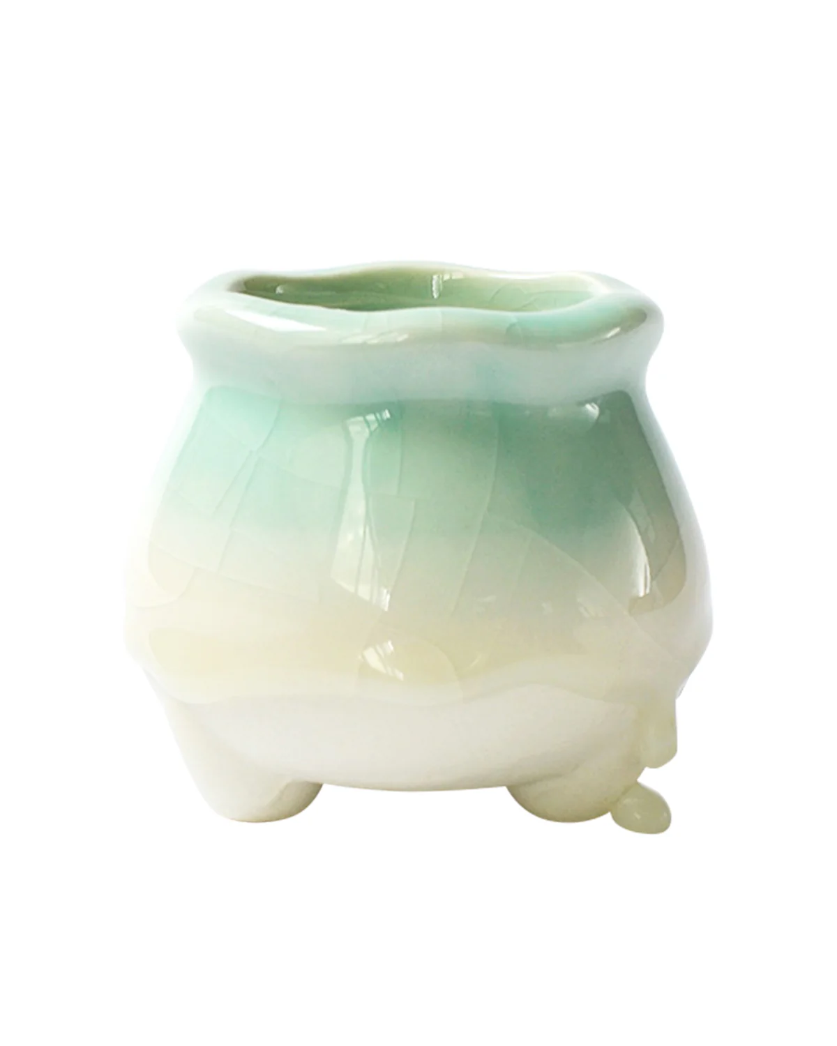 Dripping Glazed Lotus Pots - Image 3