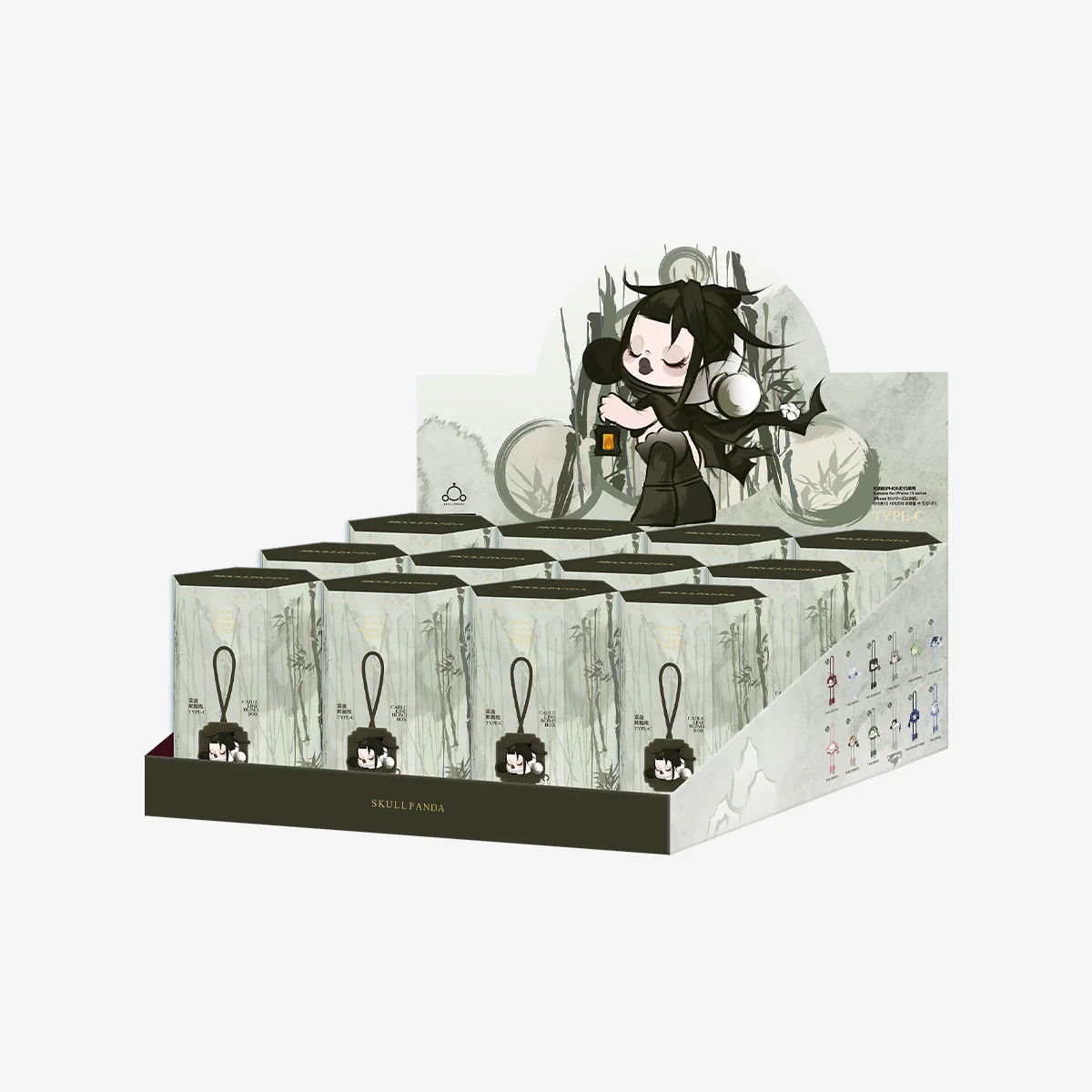 SKULLPANDA The Ink Plum Blossom Series-Cable Line Blind Box (Type-C) - Image 16