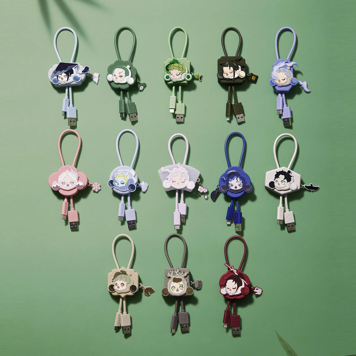 SKULLPANDA The Ink Plum Blossom Series-Cable Line Blind Box (Type-C) - Image 2