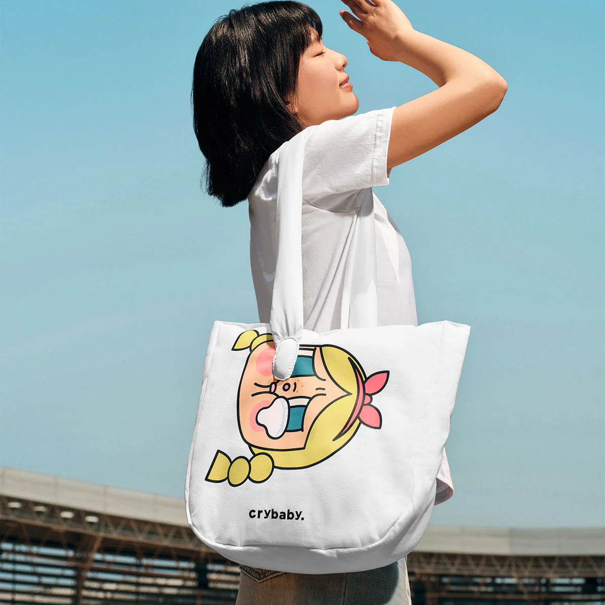 CRYBABY Sunset Concert Series - Cotton Filled Shoulder Bag - Image 3