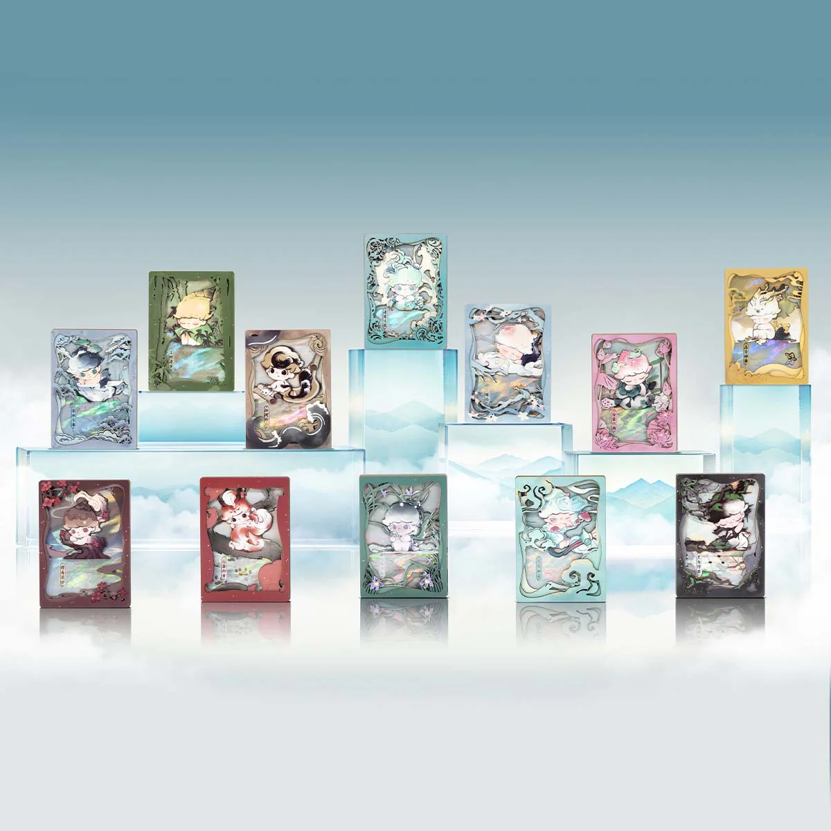 DIMOO Stories in the Cup Series Figures Art Collection Cards - Image 15