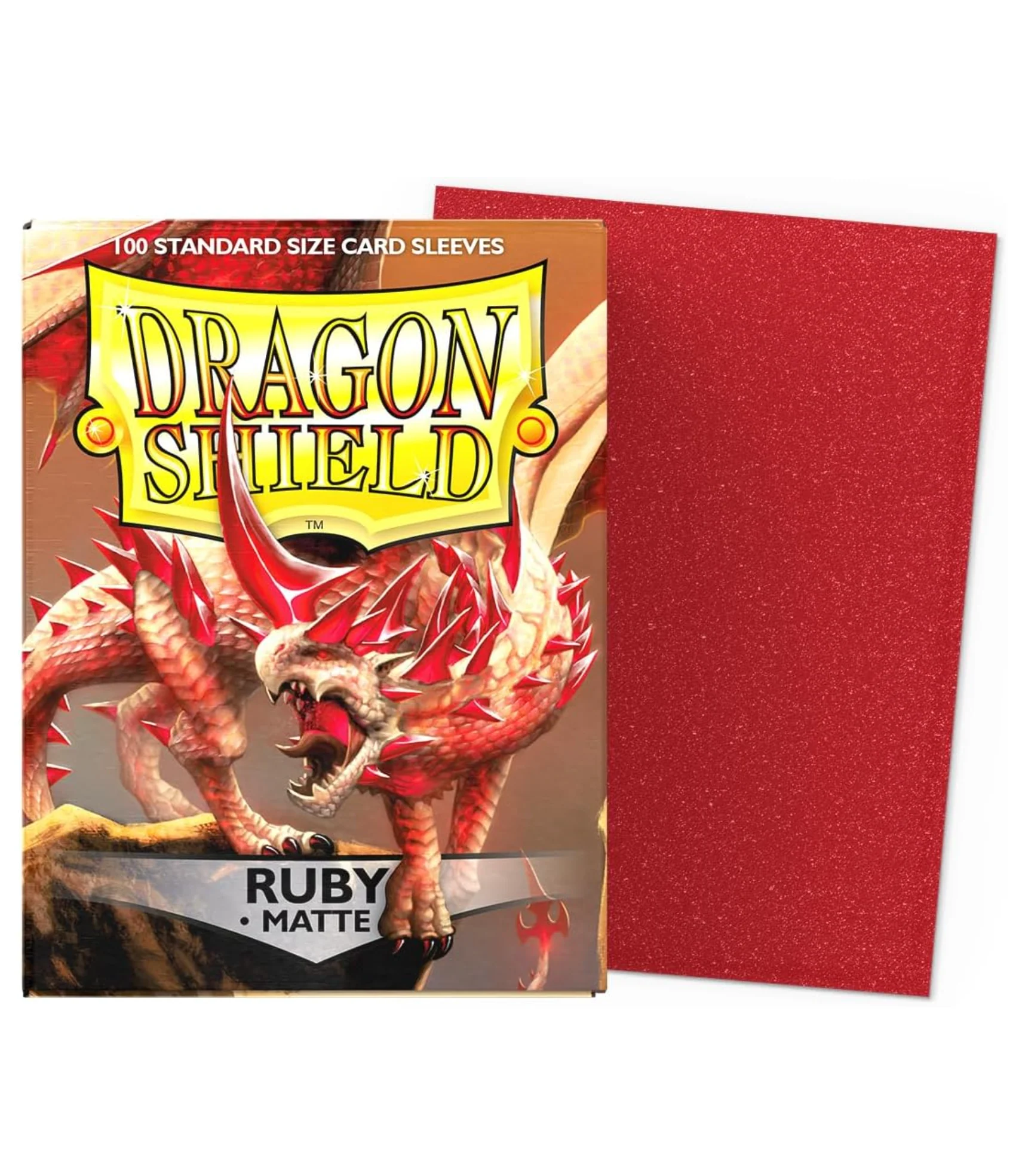 Dragon Shield Sleeves Matte Ruby (100ct)