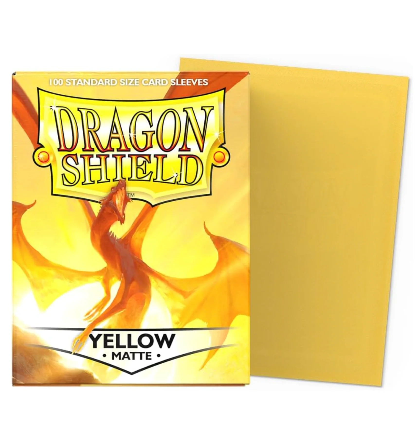 Dragon Shield Sleeves Matte Yellow (100ct)
