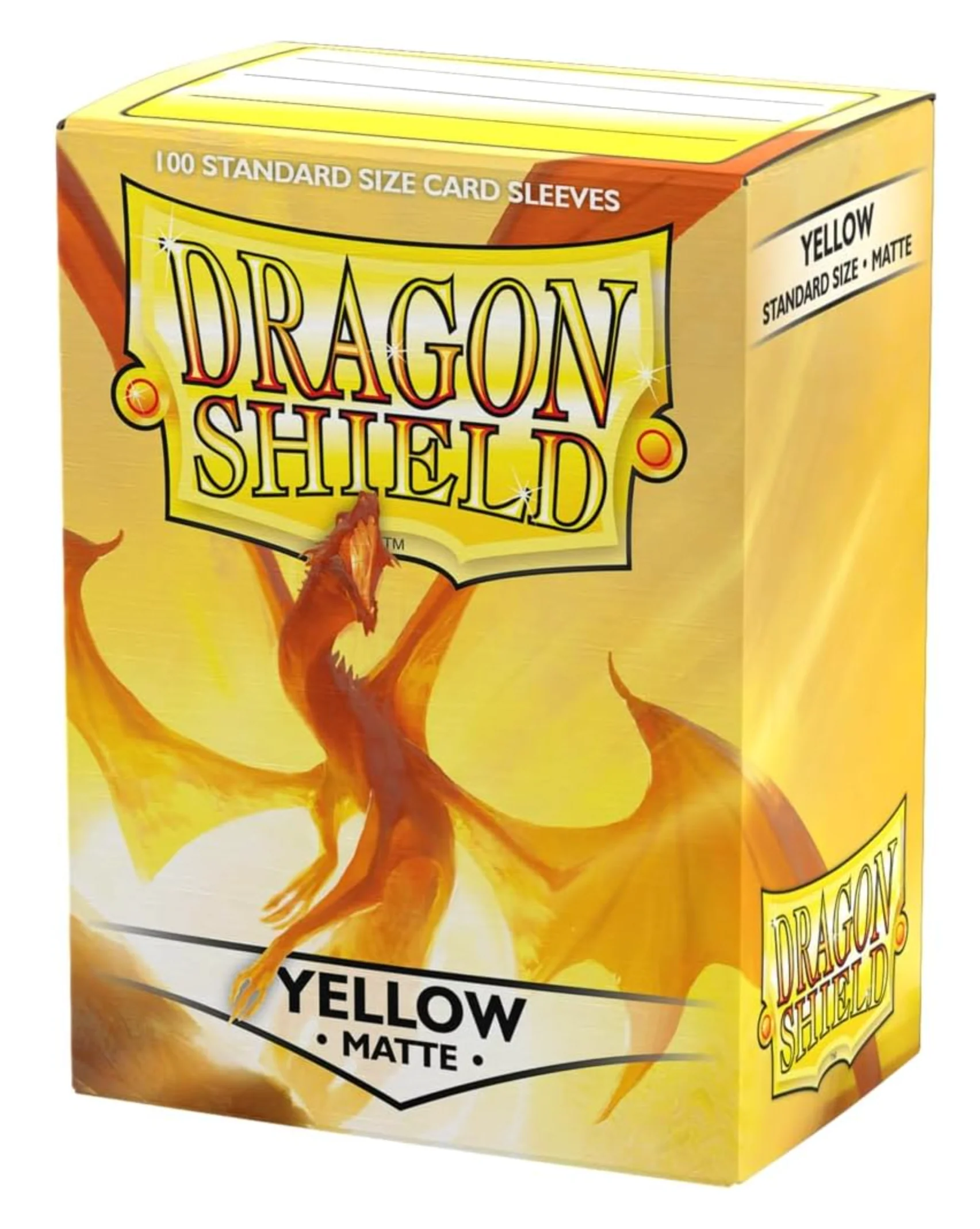 Dragon Shield Sleeves Matte Yellow (100ct) - Image 2