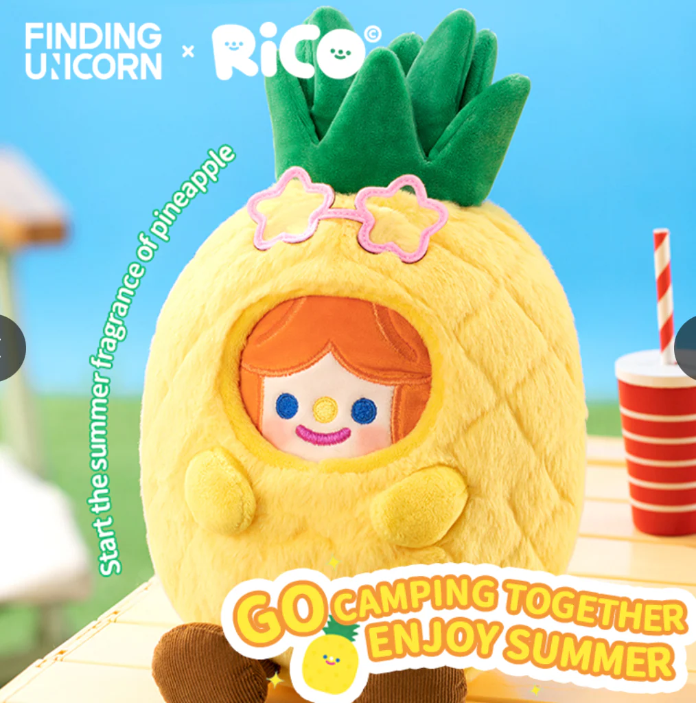 FINDING UNICORN RiCO Pineapple Plush Doll - Image 3