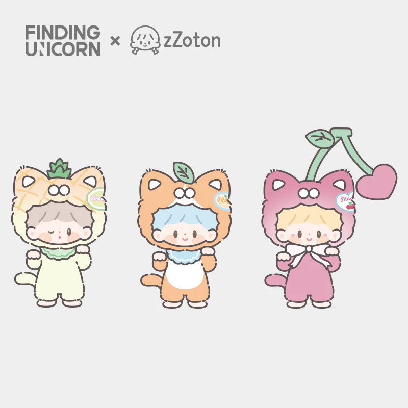FINDING UNICORN - zZoton My Little Cat Fruit Party Series Blind Box - Image 3