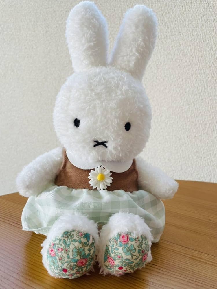 Flower Miffy Fluffy Dress-up Plush Toy - Image 3