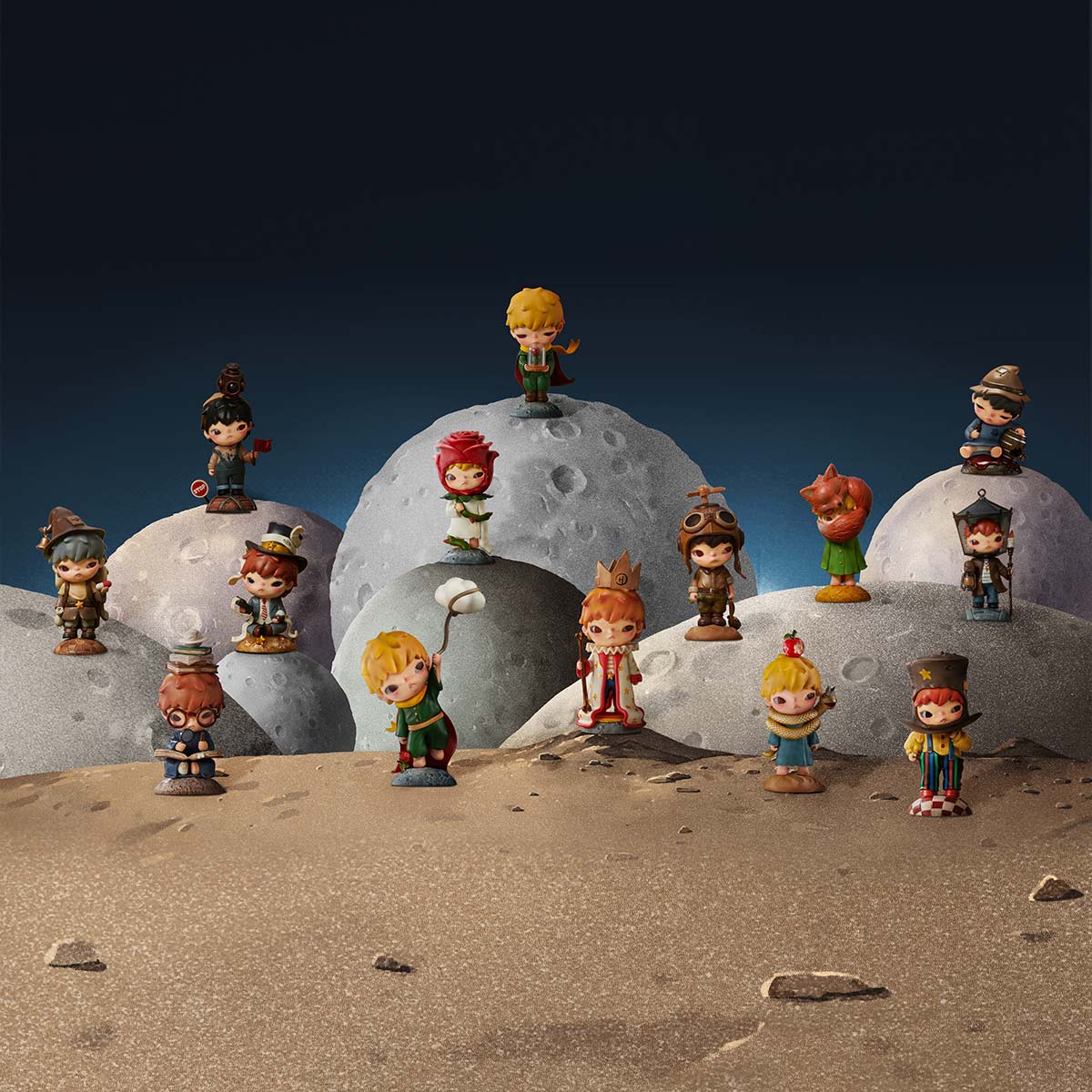 Hirono×Le Petit Prince Series Figures - Image 2