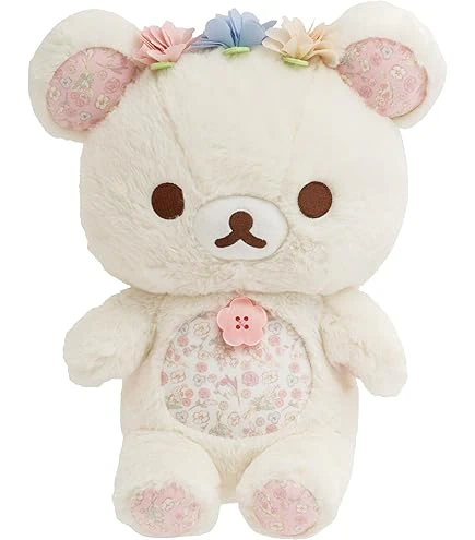 Korilakkuma Flower Tea Time Plush Medium - Image 2