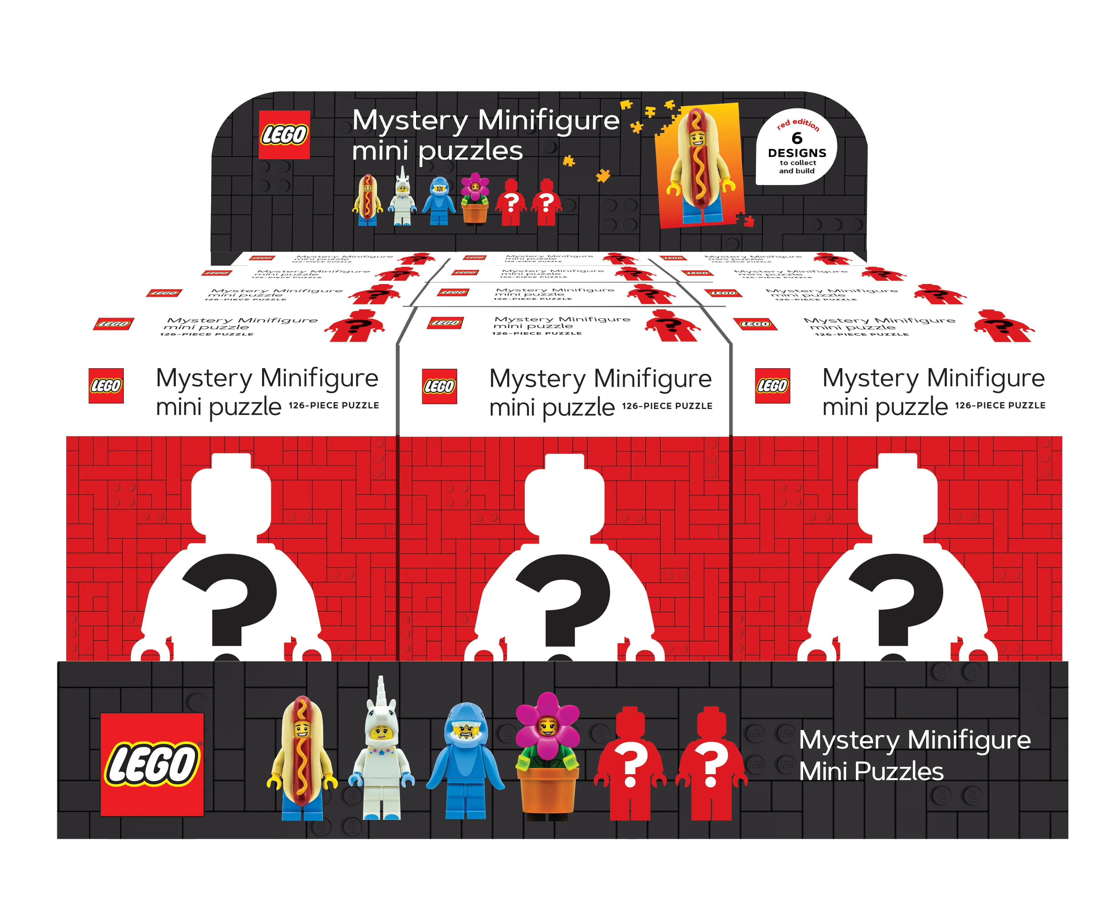 Lego Mystery Minifigure Puzzle - Red Edition - Image 3