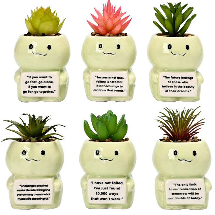 Letter Dino Planter