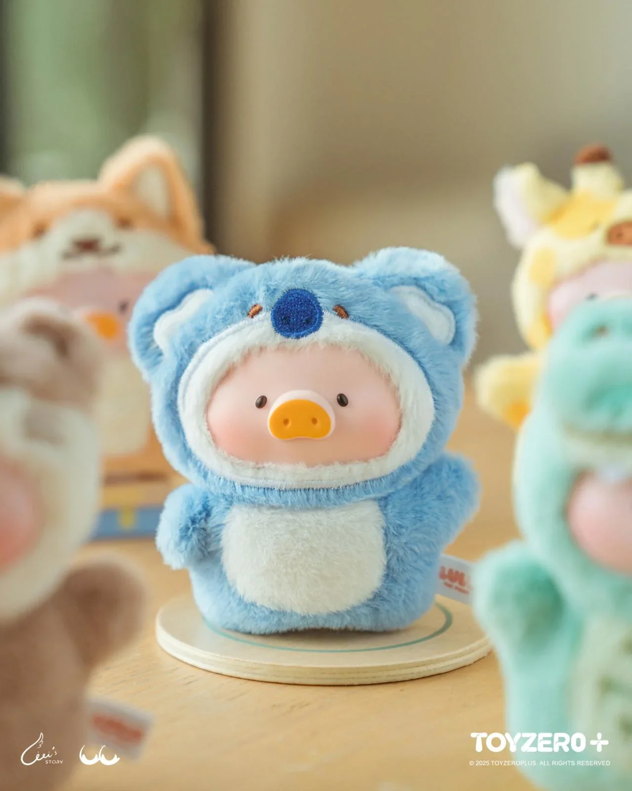LuLu the Piggy Animal Party - Puppet Show PVC Face Plush Keychain (Blindbox) - Image 3