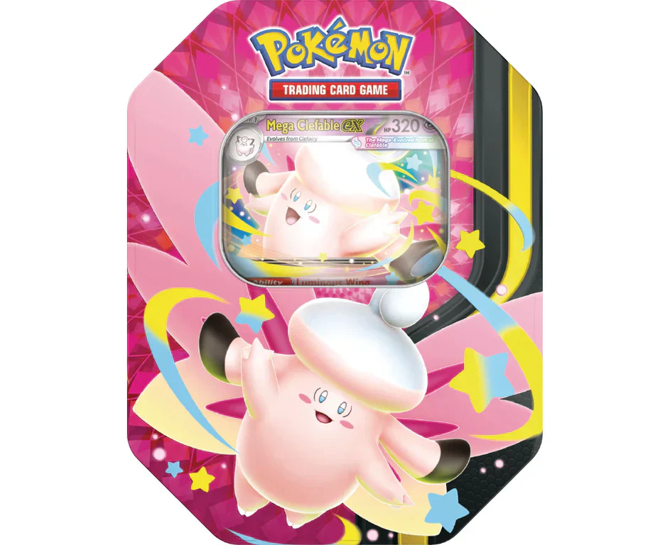 Mega Moonlit Tin Set of 2 (Mega Gengar ex + Mega Clefable ex) - Image 3