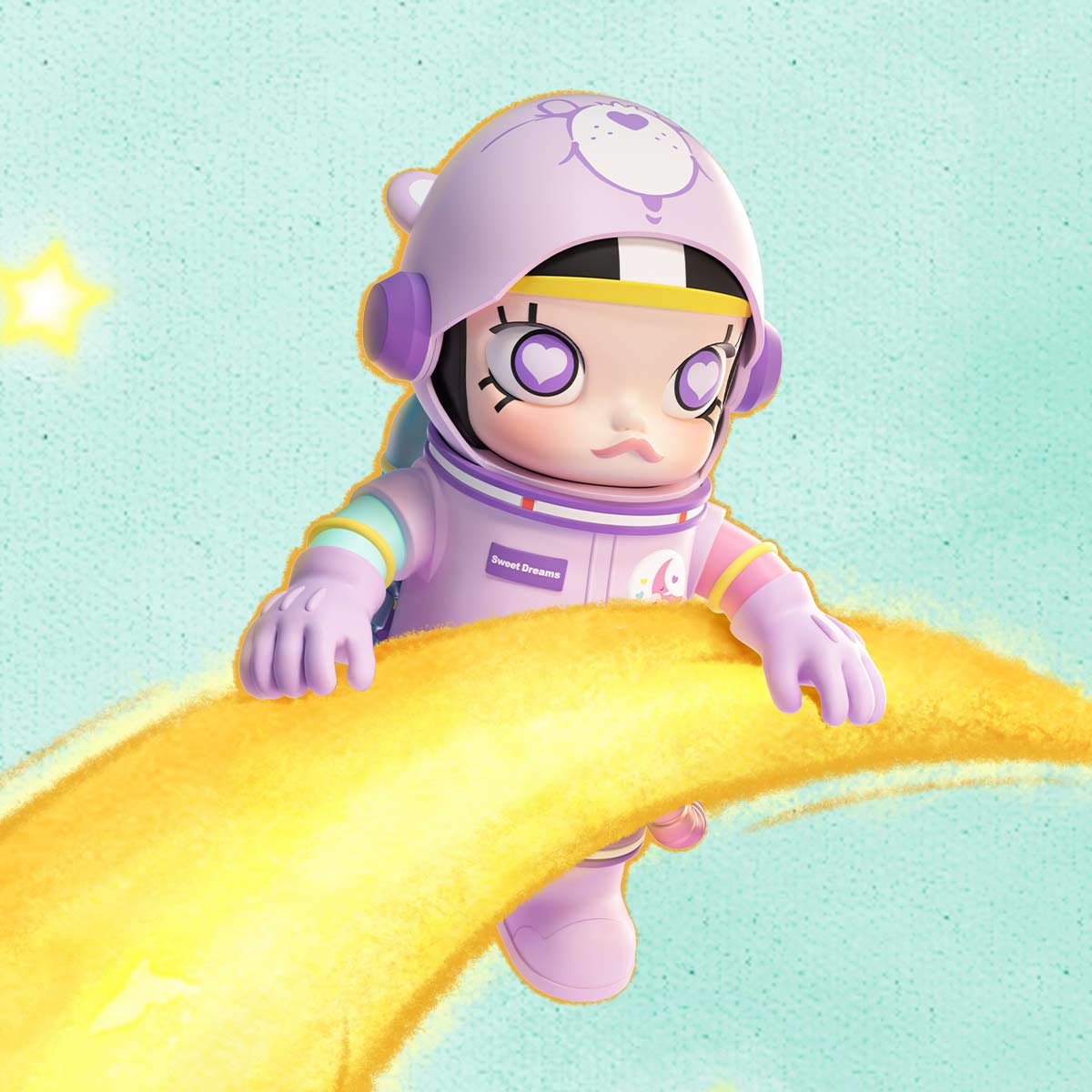 MEGA SPACE MOLLY 400%+100% Sweet Dream Bears - Image 2