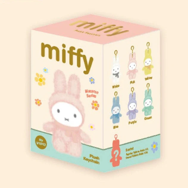 Miffy Macaron Plush Keychain Blindbox - Image 3