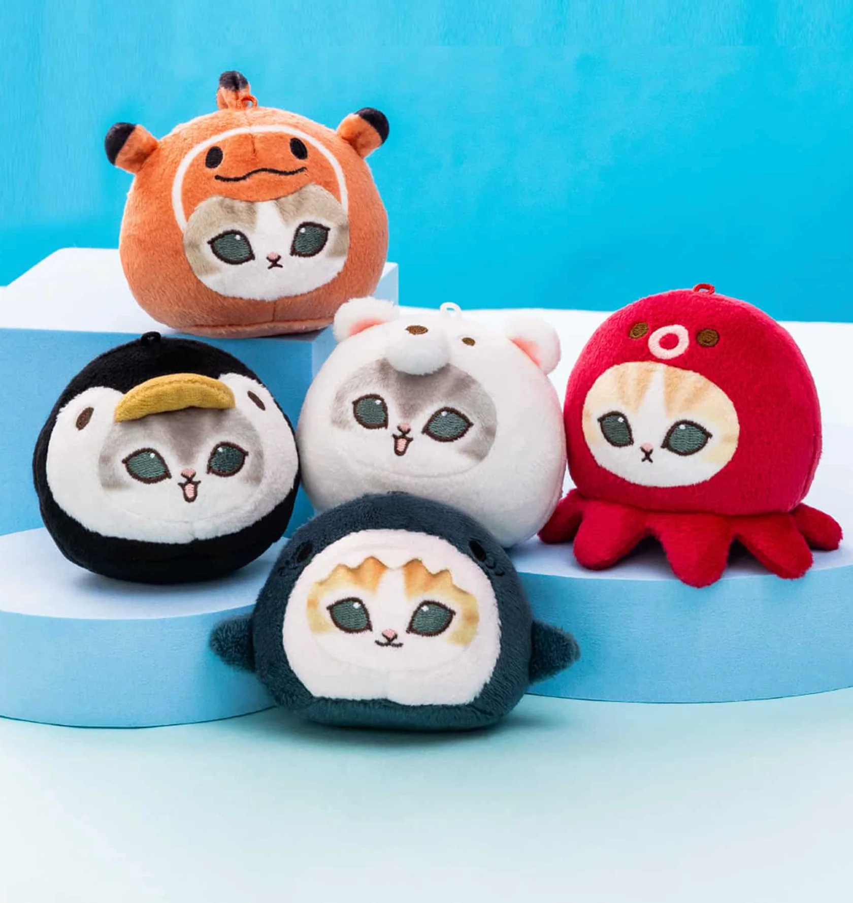 mofusand Marine Life Meow Face Plush Blind Box