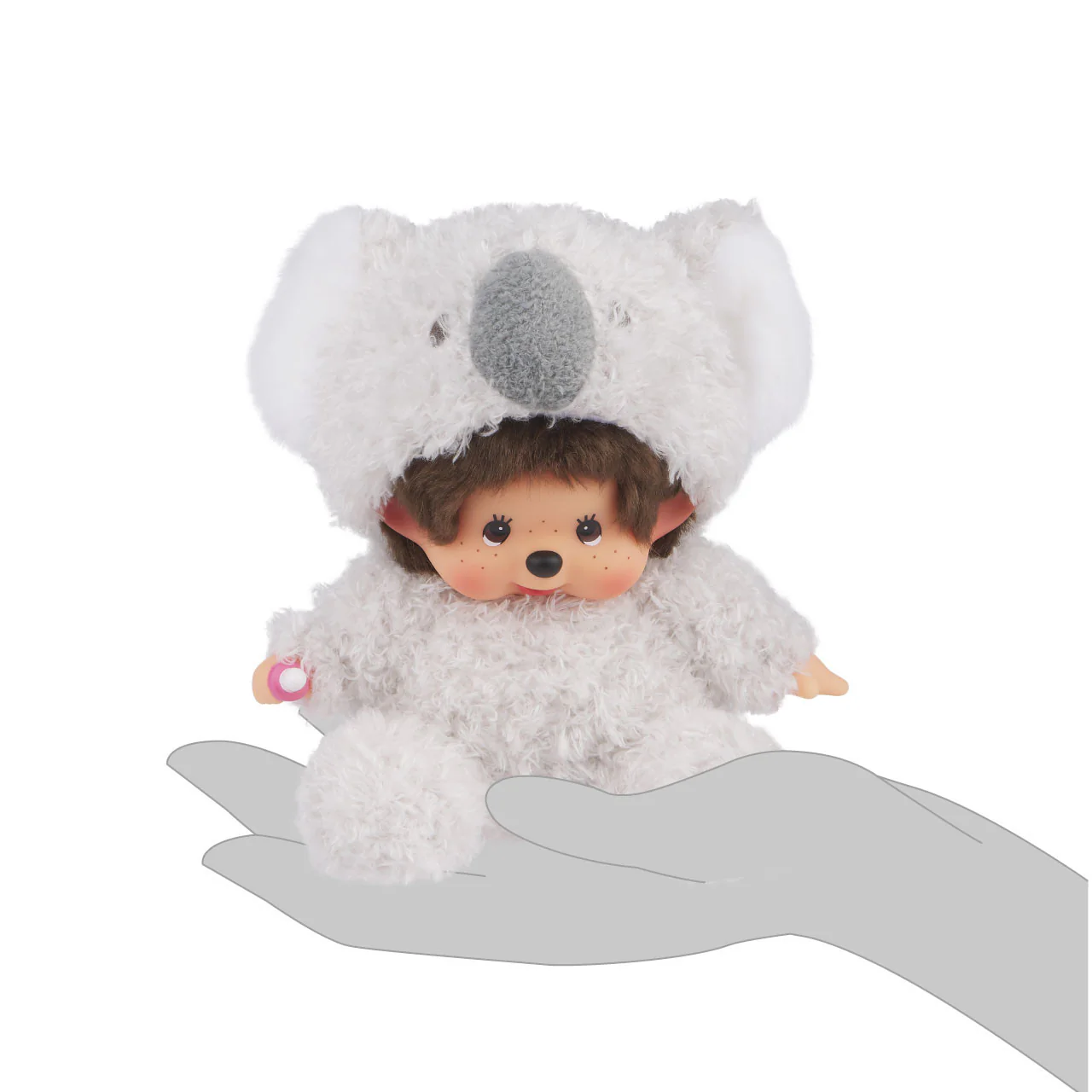 Sekiguchi Monchhichi Sitting Fluffy Koala Doll Plush - Image 2