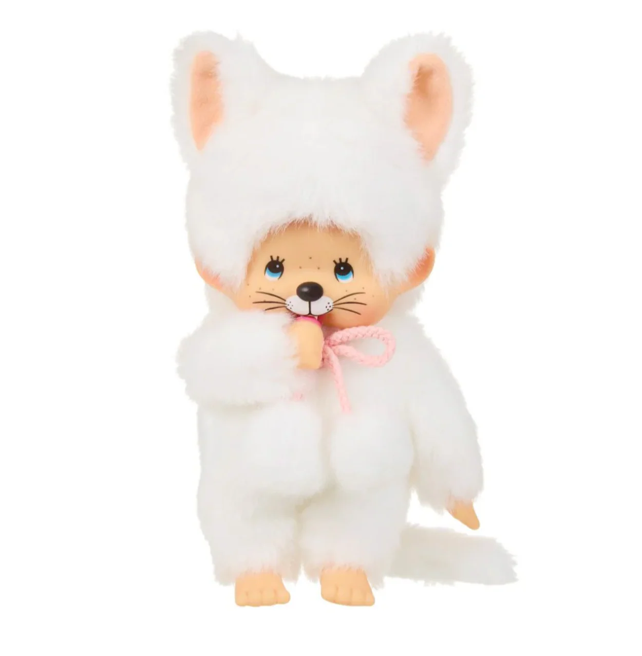Monchhichi Girl White Cat - Image 2