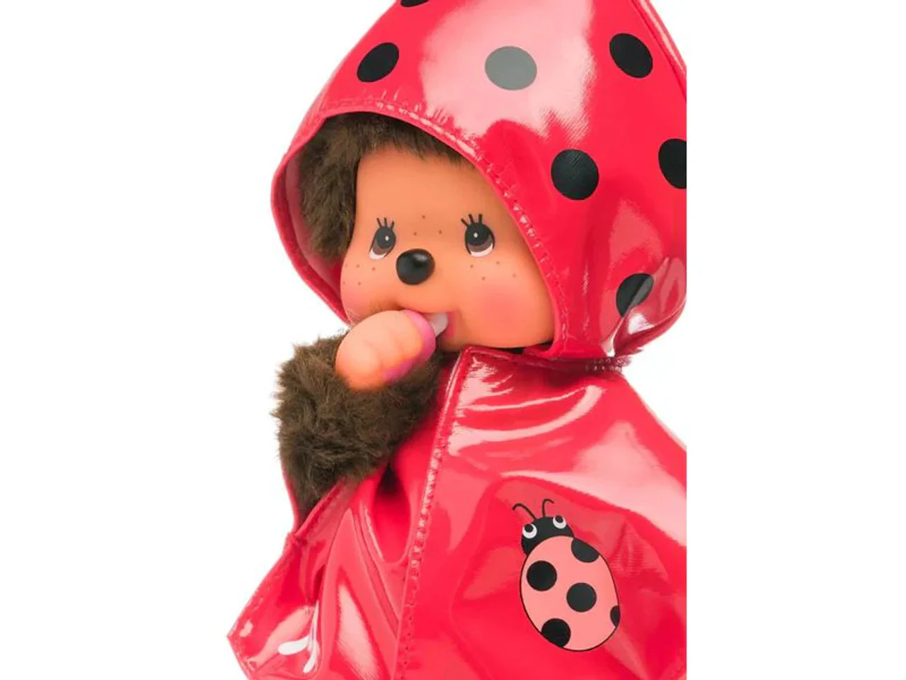 Monchhichi Ladybug Raincoat Boy Plush Doll - Image 2