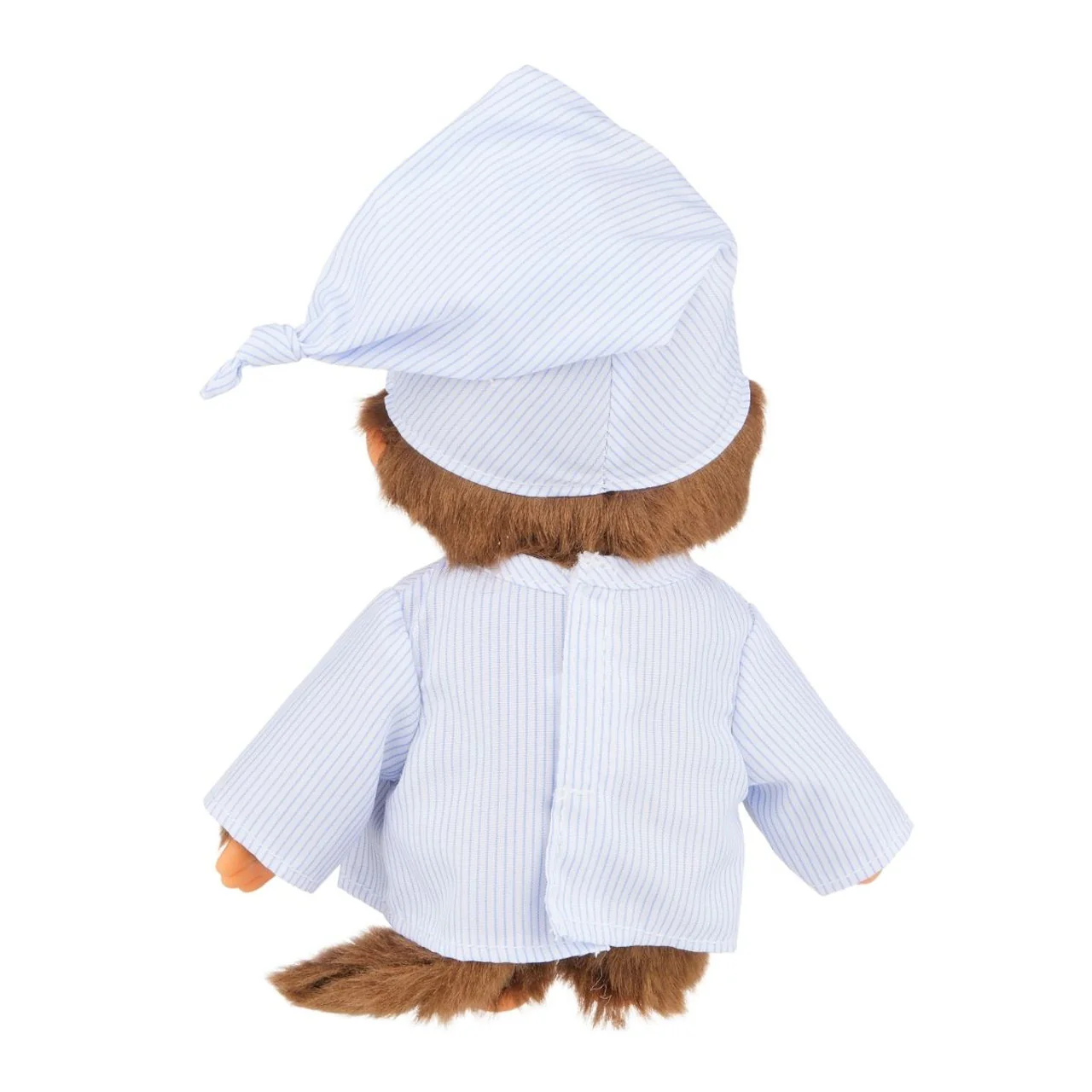 Monchhichi Long Striped Pijama Boy with Cap Plush - Image 3