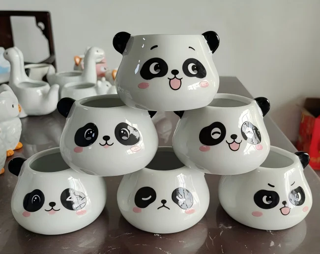 Panda Head Planter - Image 2