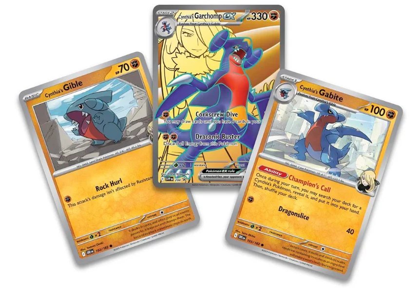 Pokémon Cynthia's Garchomp ex Premium Collection - Image 2