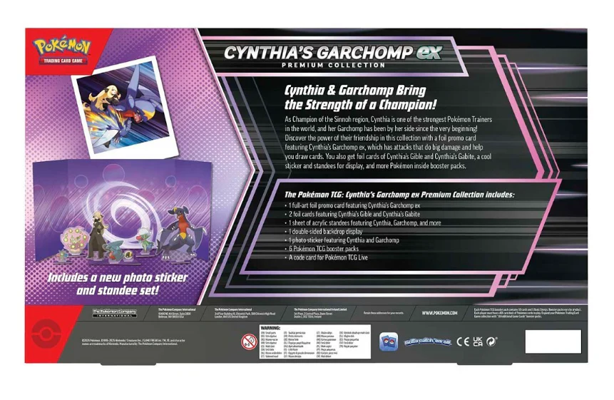 Pokémon Cynthia's Garchomp ex Premium Collection - Image 4