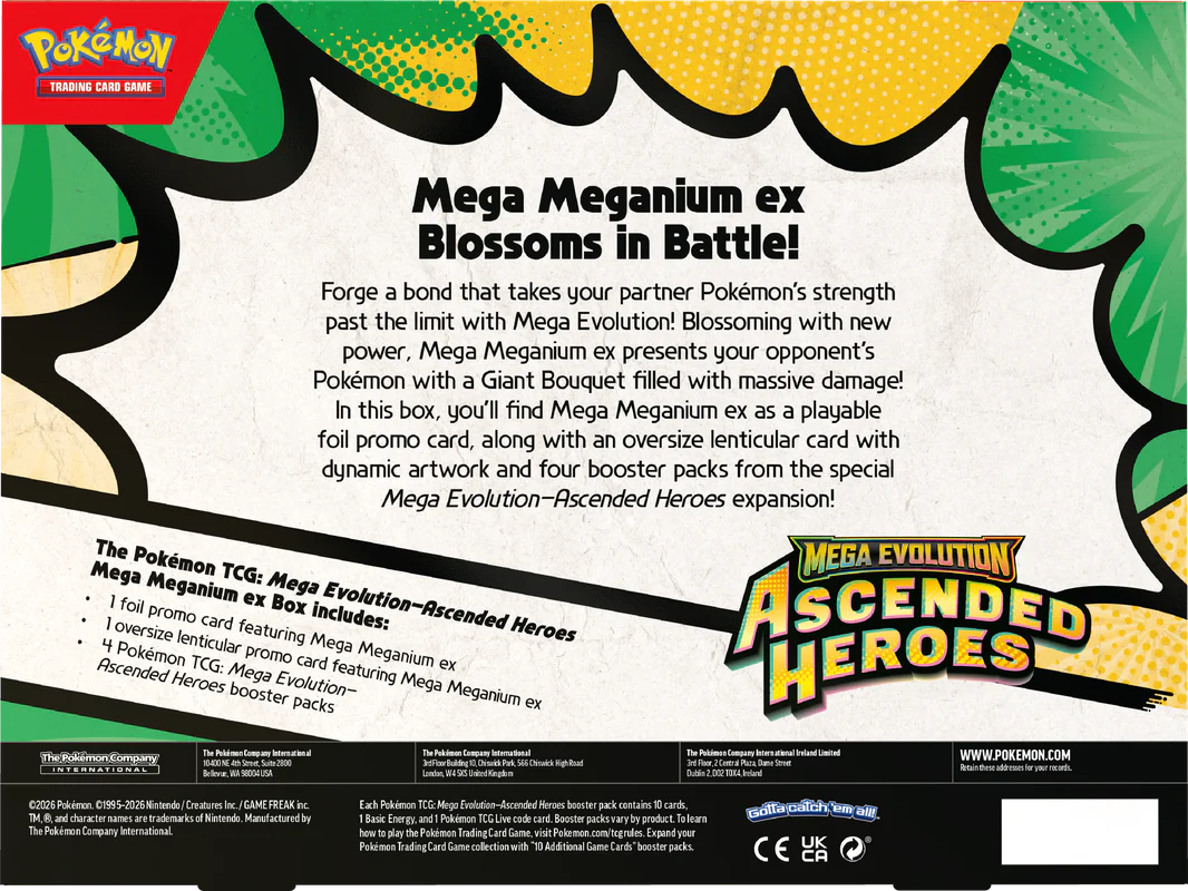Pokémon: Mega Evolution - Ascended Heroes Mega Starters ex Box - Mega Meganium ex - Image 2