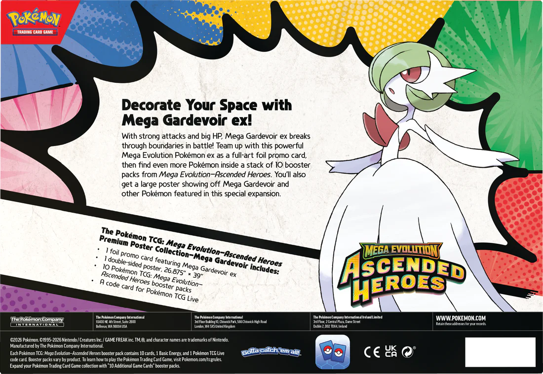 Pokemon: Mega Evolution - Ascended Heroes Premium Poster Collection-Mega Gardevoir - Image 4
