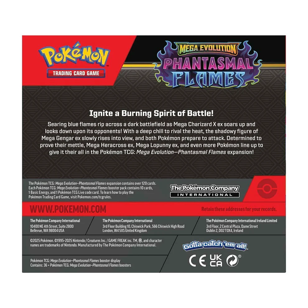 Pokémon Mega Evolution - Phantasmal Flames - Booster Box - Image 4