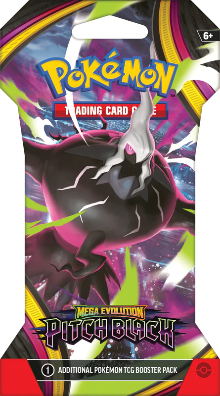 Pokemon - Mega Evolution - Pitch Black - Sleeved Booster Pack (Random Artwork) - Image 5
