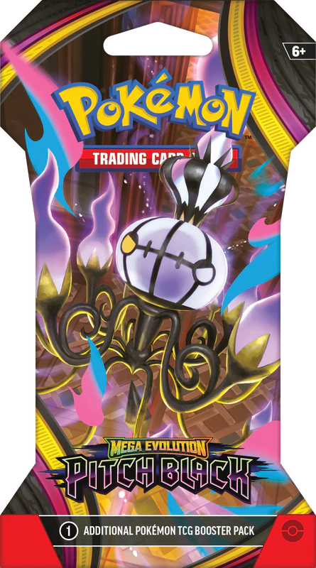 Pokemon - Mega Evolution - Pitch Black - Sleeved Booster Pack (Random Artwork) - Image 6