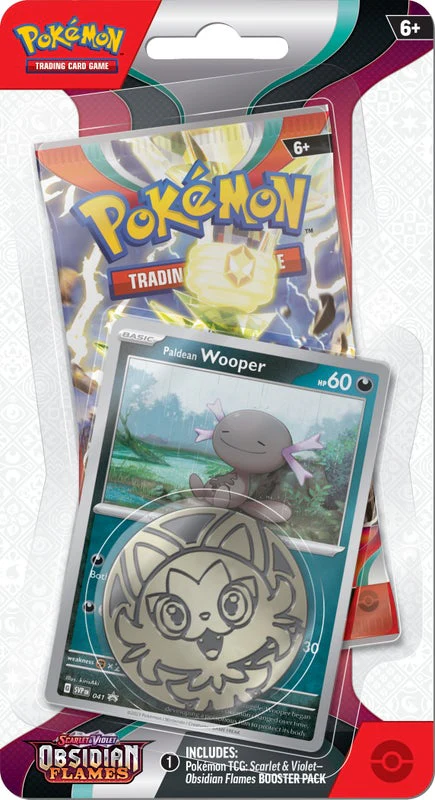 Pokemon - Obsidian Flames - Checklane Blister - Wooper