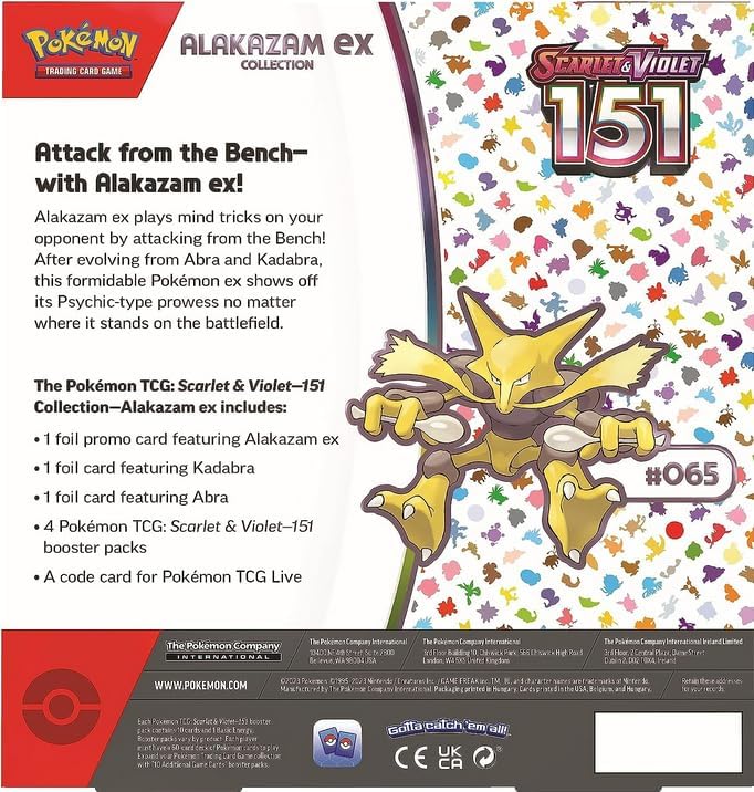 Pokémon Scarlet & Violet - Pokemon 151 Alakazam Ex Box - Image 3