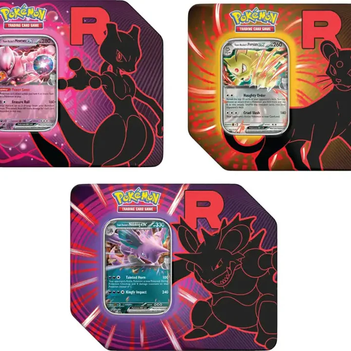 Pokémon TCG: Team Rocket Tin – Mewtwo ex - Image 4