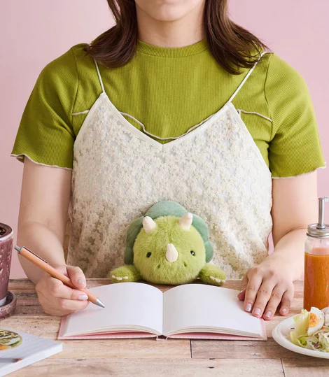 Posture Pal Dinosaur - Triceratops Plush - Image 2